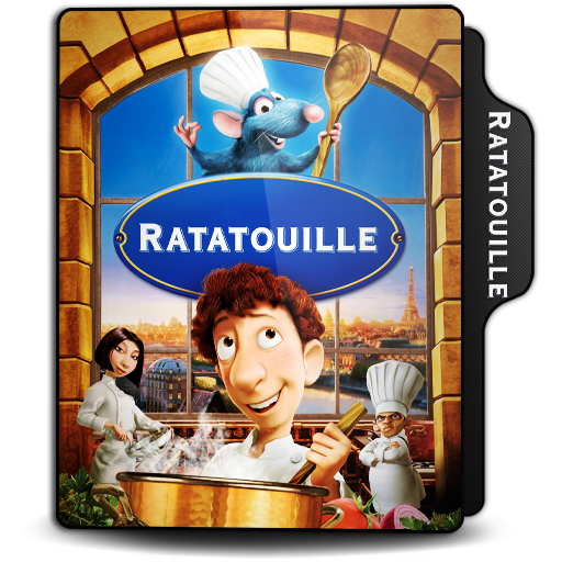 Ratatouille Movie Cover, Animated Film Featuring Cooking And Friendship, Culinary Adventure, Pixar Animation, Ratatouille PNG