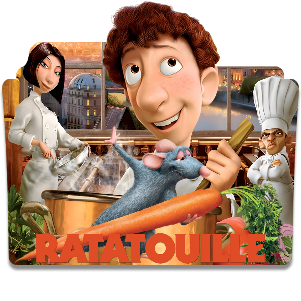 Ratatouille Animated Movie Poster, Culinary Adventure Film, Cooking Animation, Gourmet Rat Chef, Ratatouille PNG