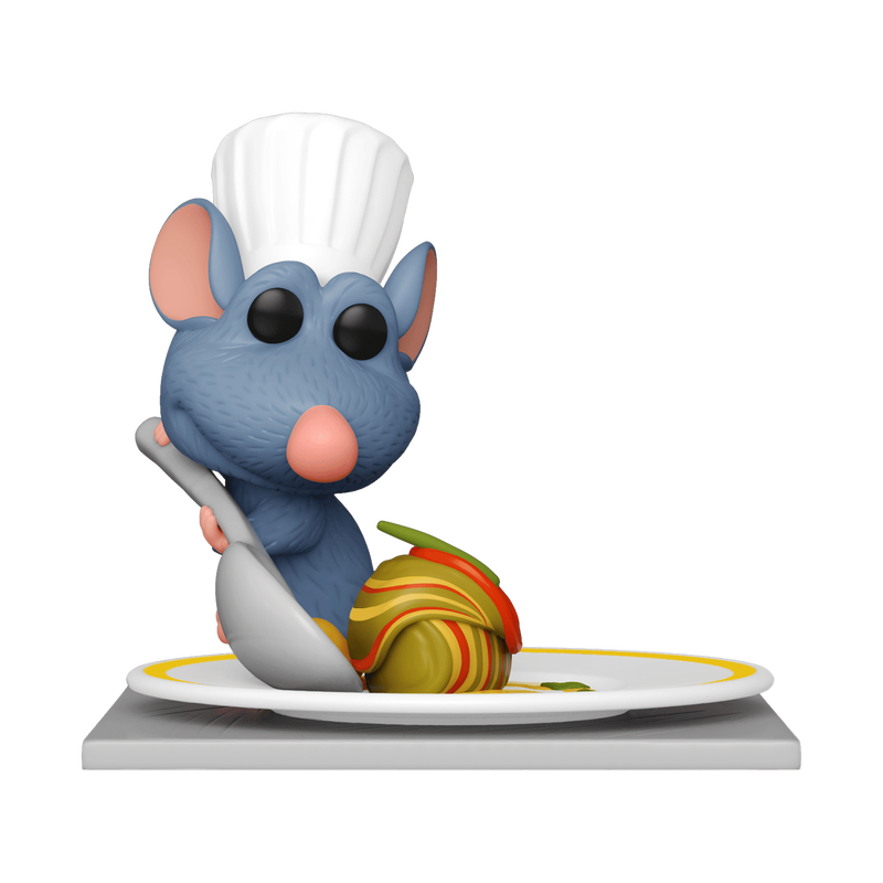 Chef Mouse With Spaghetti Dish, Cartoon Mouse Chef, Animated Culinary Character, Whimsical Food Art, Ratatouille PNG