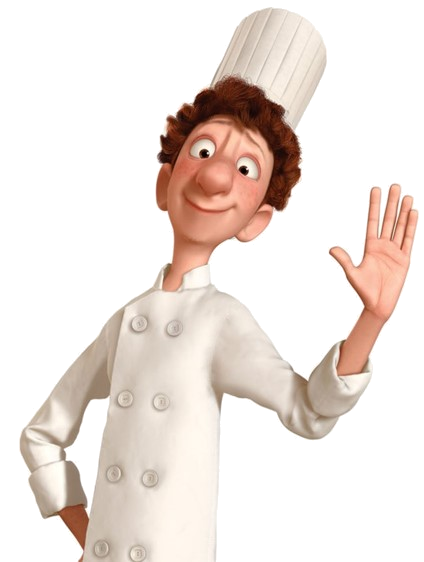 Animated Chef Character, Culinary Expert, Cooking Enthusiast, Whimsical Chef, Ratatouille PNG