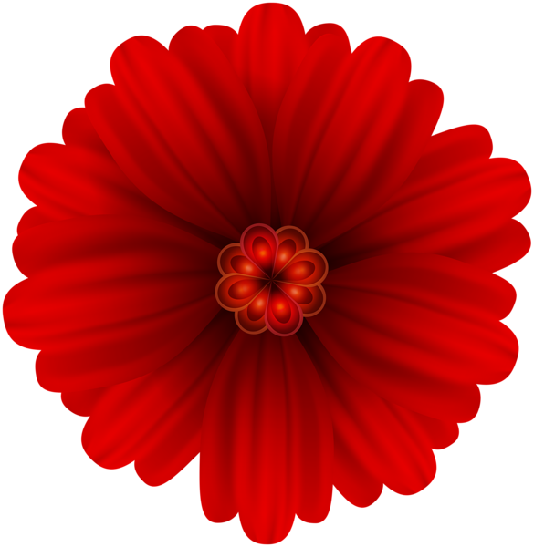 Red Flower PNG File