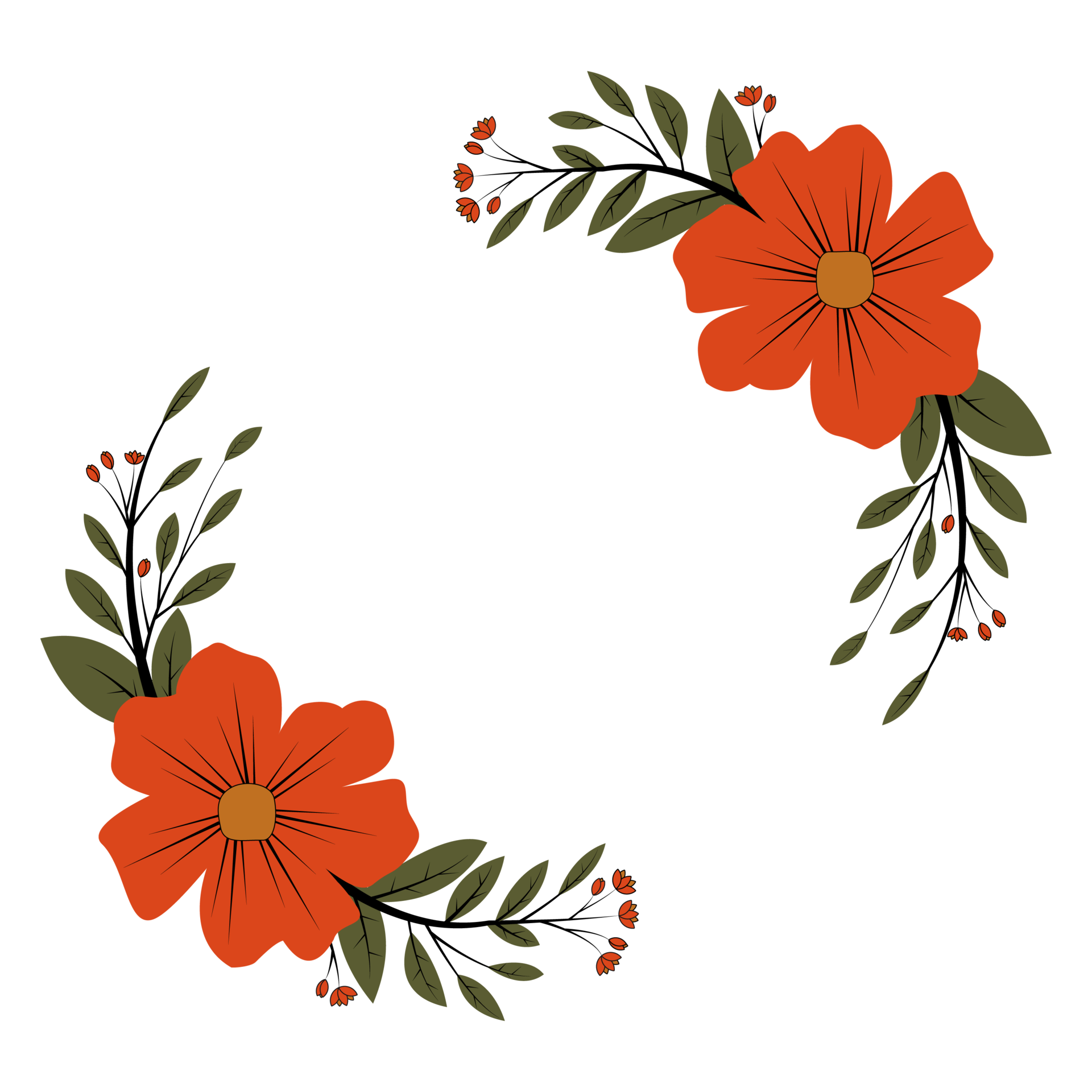 Red Flower PNG Image