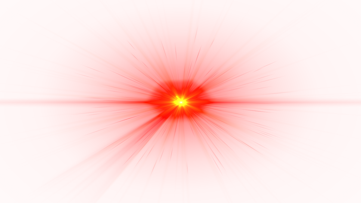 Red Lens Flare PNG Cutout