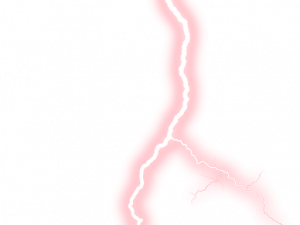 Red Lightning PNG Pic