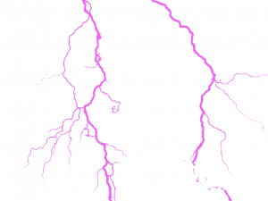 Red Lightning Transparent