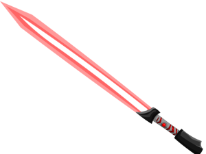 Red Lightsaber PNG