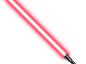 Red Lightsaber PNG Clipart