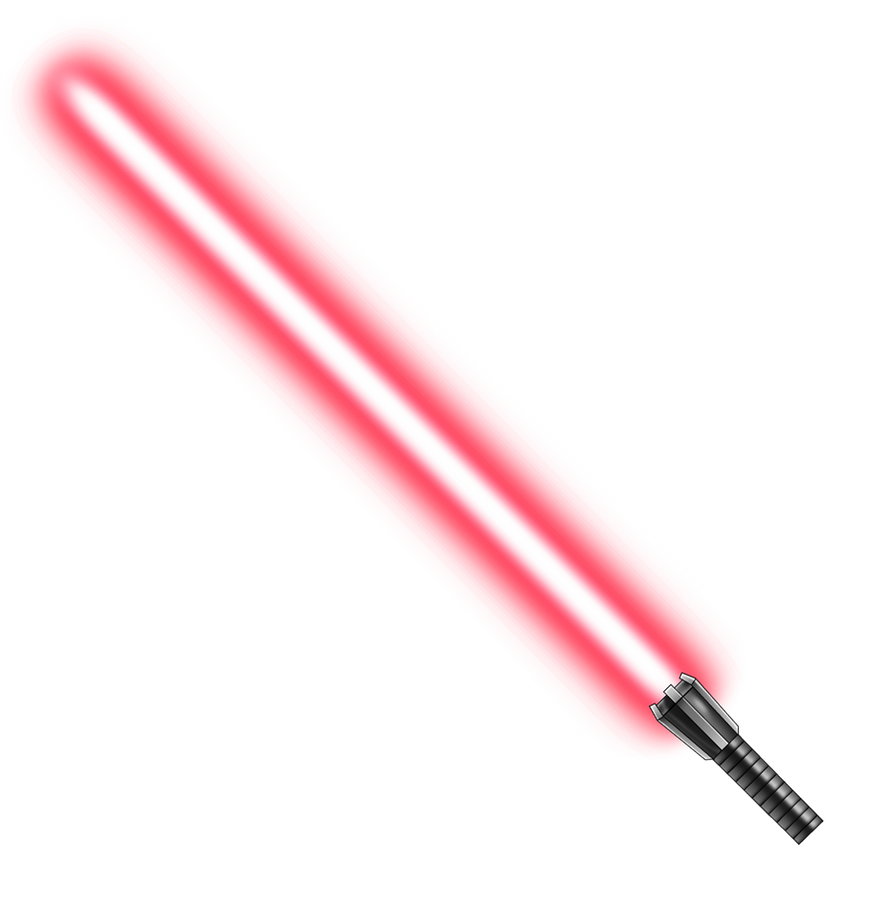 Red Lightsaber PNG Clipart