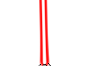 Red Lightsaber PNG Pic