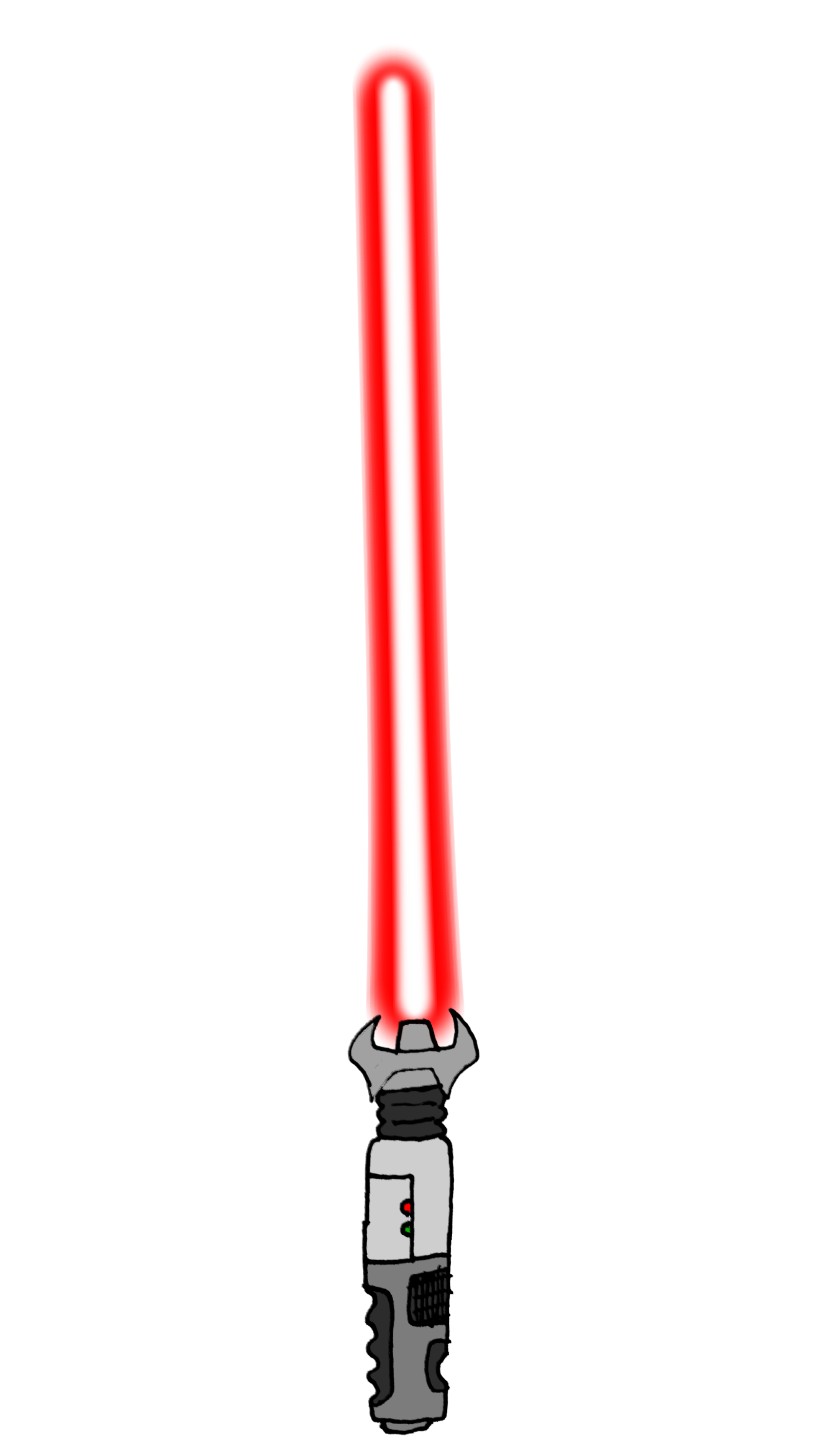 Red Lightsaber PNG Pic