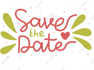 Save The Date No Background