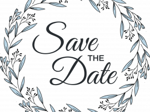 Save The Date PNG Background