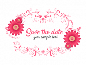 Save The Date PNG Image HD