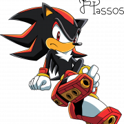 Shadow Sonic Background PNG