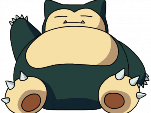 snorlax, pokémon character png, sleeping creature, large and lazy