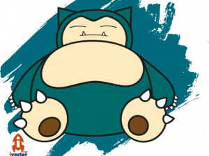 Snorlax, Pokémon character, sleeping creature, cartoon illustration, Snorlax PNG