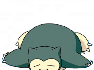 Snorlax, sleeping Pokémon, cartoon character, Pokémon franchise, Snorlax PNG