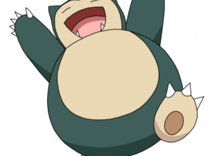 Snorlax, Pokémon character, sleeping giant, playful demeanor, Snorlax PNG