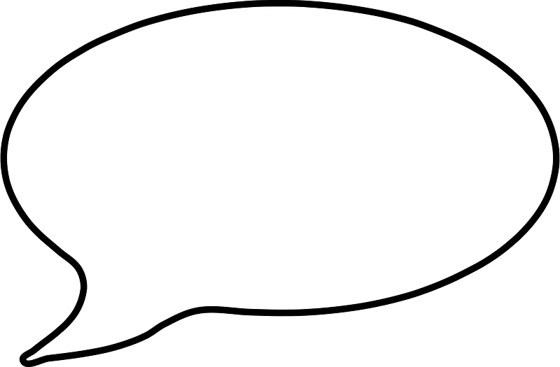 Talk Bubble PNG Background