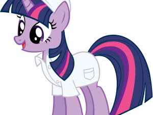 cartoon unicorn, colorful pony, animated character, playful design, Twilight Sparkle PNG