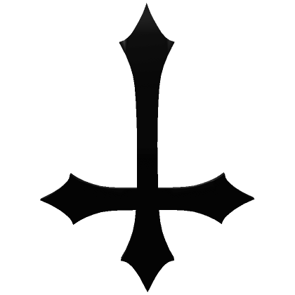 Upside Down Cross PNG File