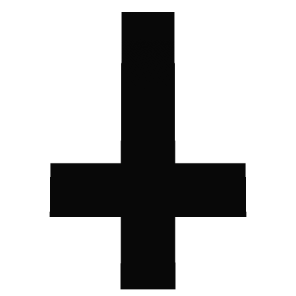 Upside Down Cross PNG Image