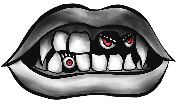 Vampire Fangs PNG Clipart