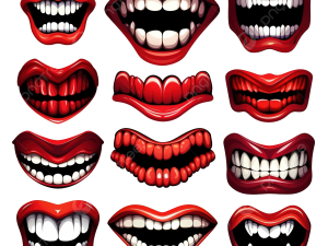 Vampire Fangs PNG HD Image