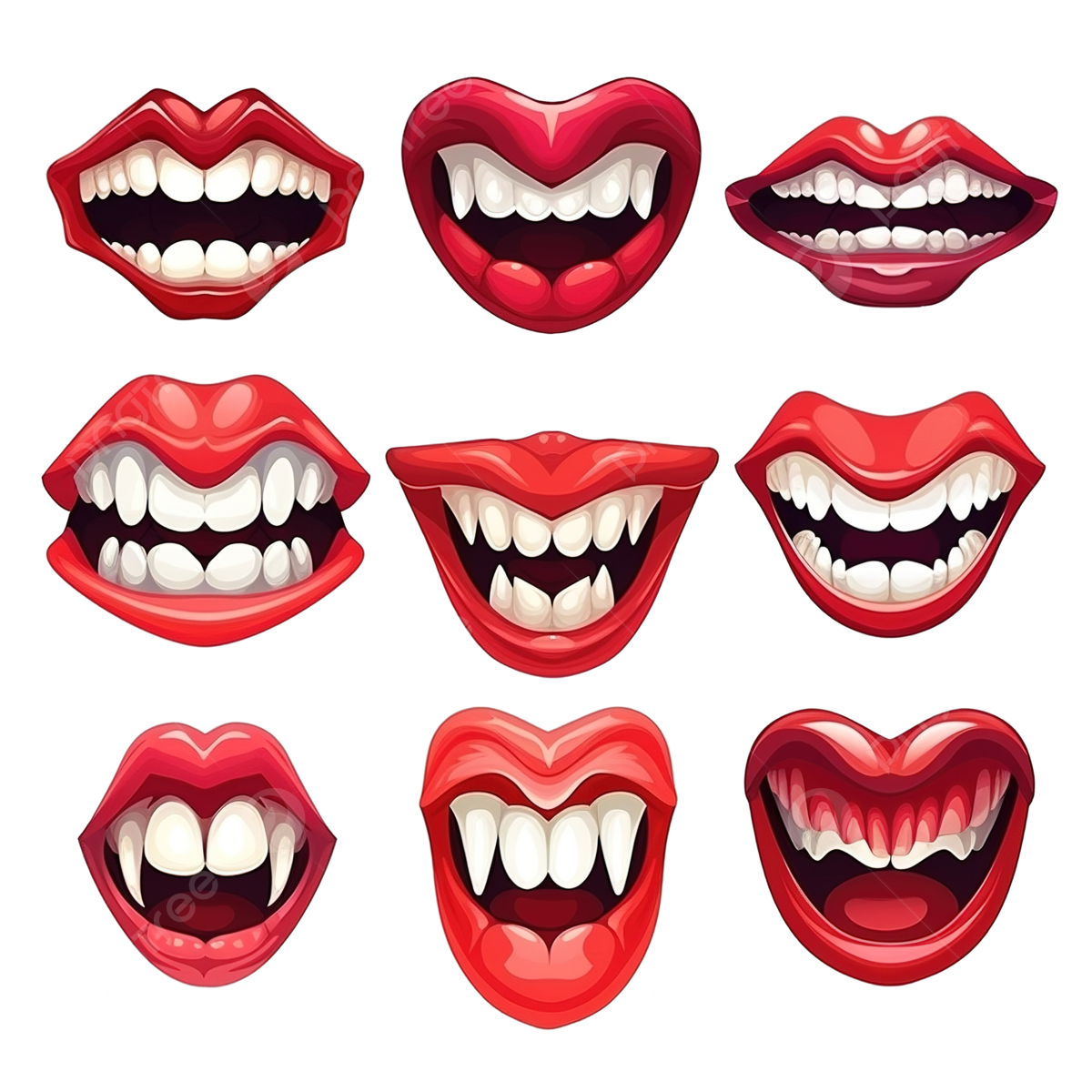 Vampire Fangs PNG Image HD