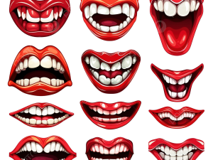 Vampire Fangs PNG Picture