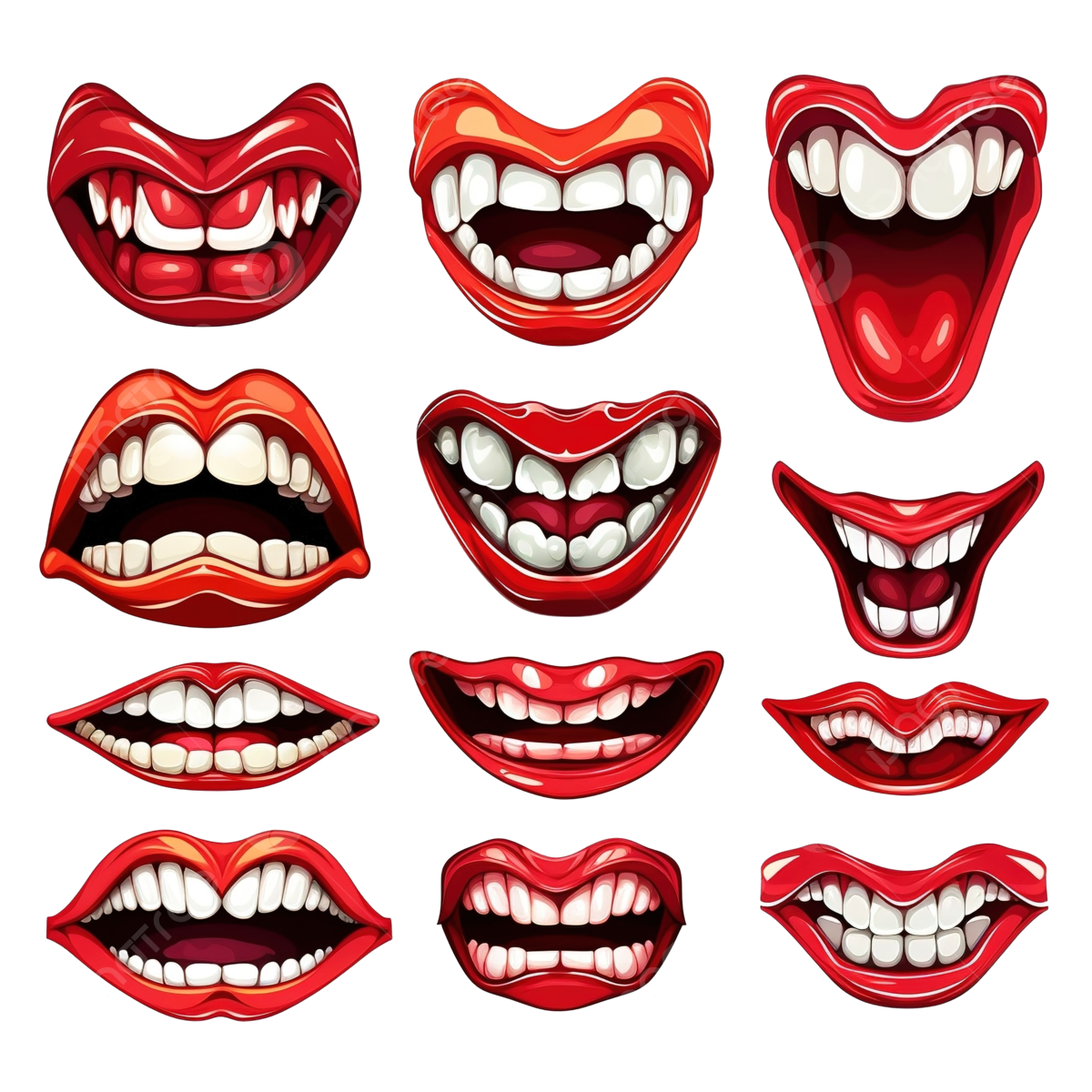 Vampire Fangs PNG Picture