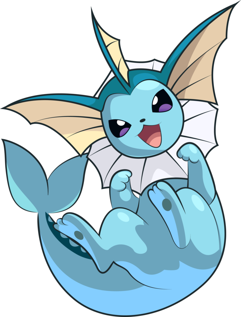 Vaporeon PNG Cutout