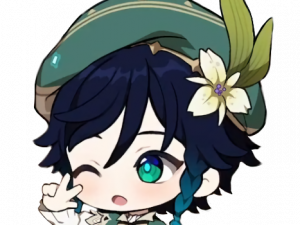 Venti Chibi PNG Cutout