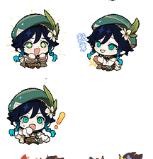 Venti Chibi PNG Image