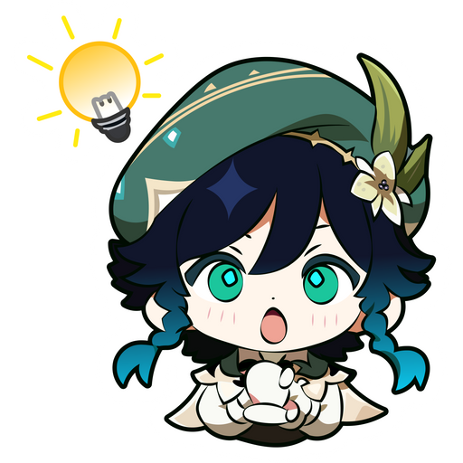 Venti Chibi PNG Transparent Images