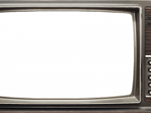 Vintage TV PNG File