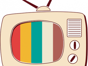 Vintage TV PNG Photo