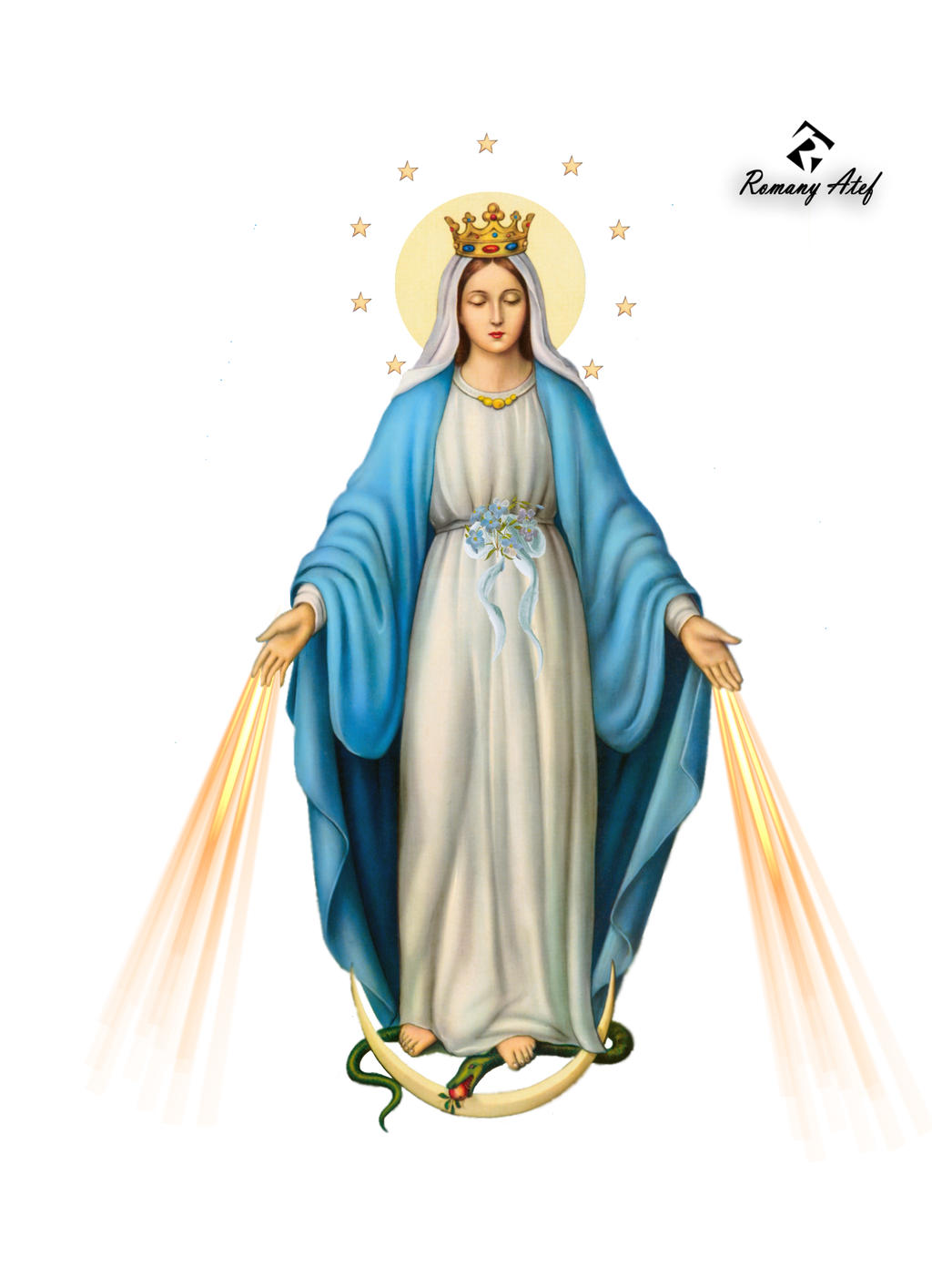 Virgin Mary PNG Image File