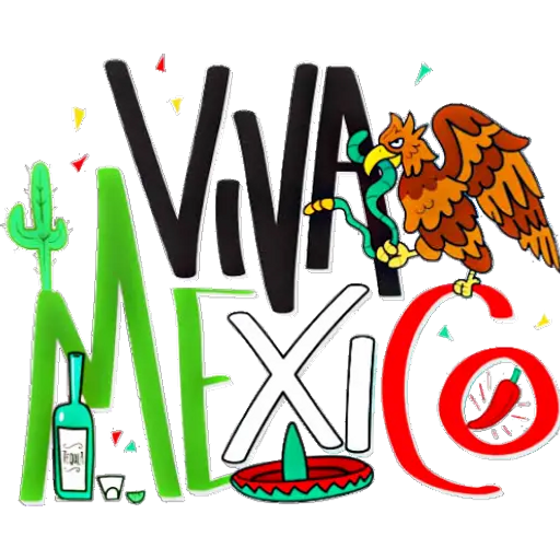 Viva Mexico PNG Cutout