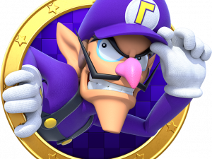 Waluigi Background PNG