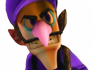 Waluigi PNG Cutout