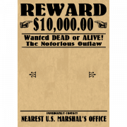 Wanted Poster No Background