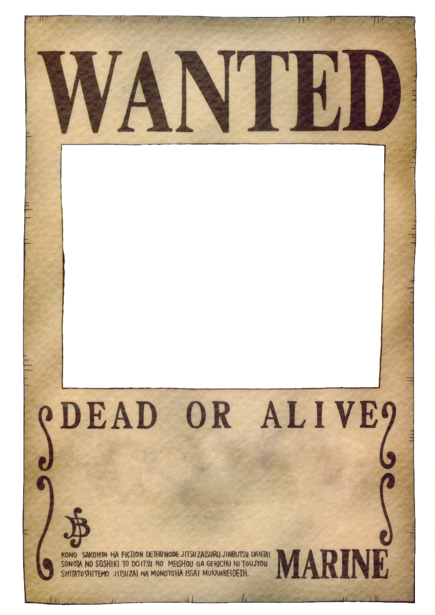 Wanted Poster PNG File