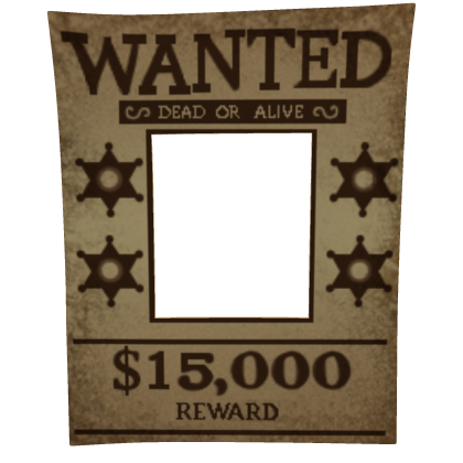 Wanted Poster PNG Image HD