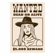 Wanted Poster PNG Images HD
