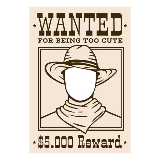 Wanted Poster PNG Photo