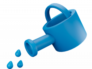 Watering PNG Cutout