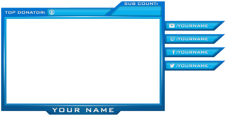 Webcam Border PNG Photo