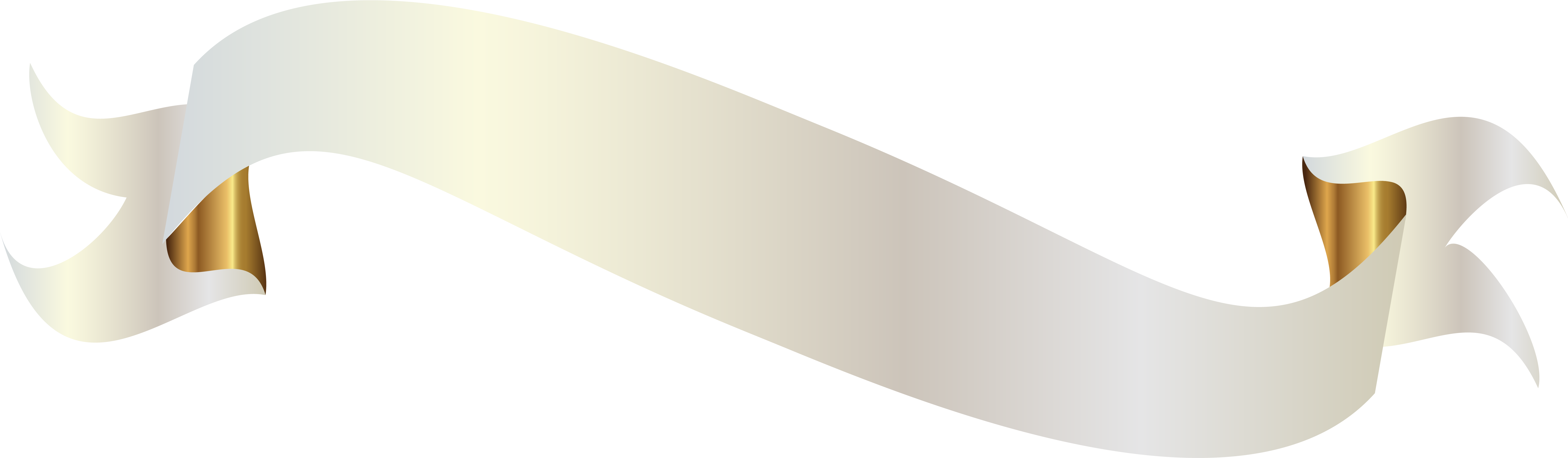 White Banner PNG Picture