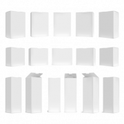 White Box Background PNG